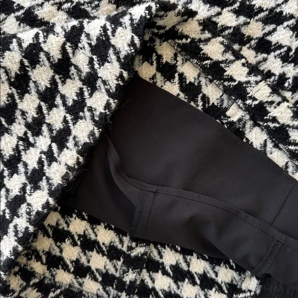 ANTONIO MELANI MACY DRESS WOOL BLEND SHEATH SLEEVELESS HOUNDSTOOTH SIZE 8 US - Picture 9 of 11